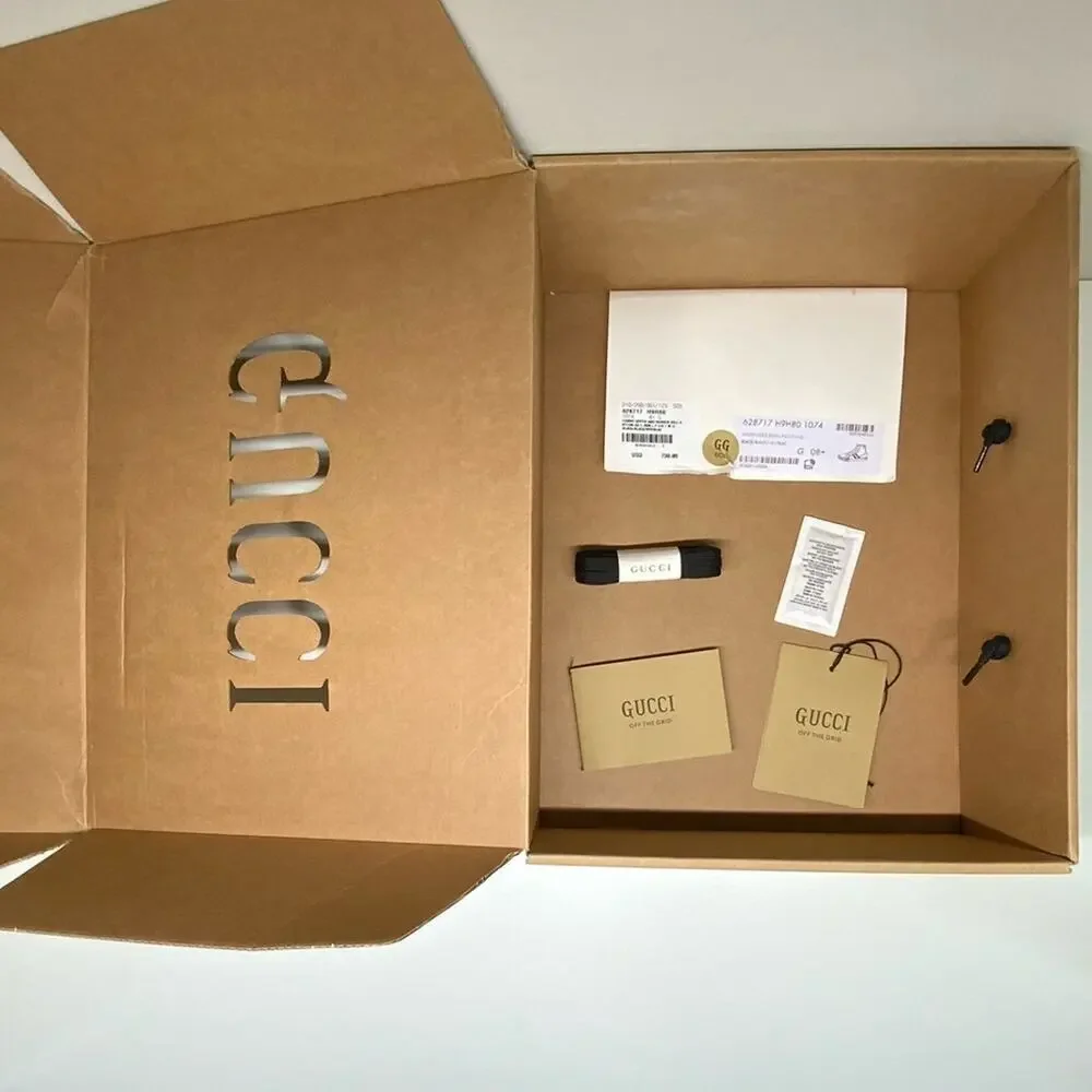 Gucci x Equilibrium | Shoe Box | Tan | H11.25 x W15 x D5.25 inch